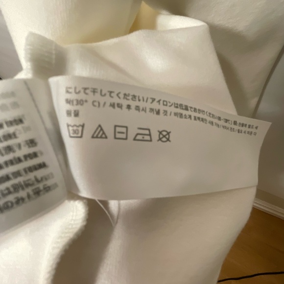 Abercrombie Women’s Notch-Neck Midi Dress Medium Off White - Picture 7 of 14